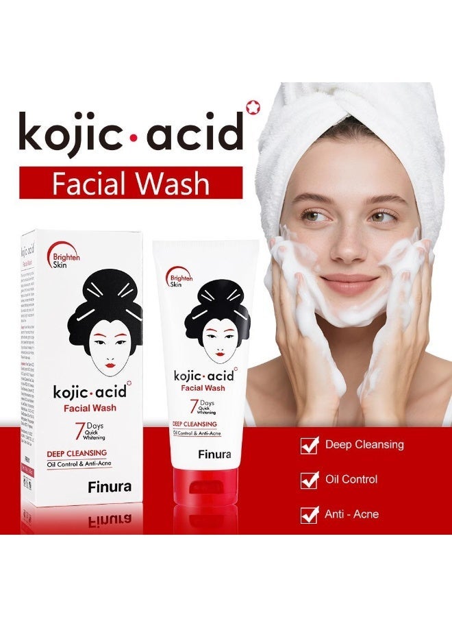 kojic Acid Facial Wash Deep Cleansing Oil Control & Anti-Acne 100g