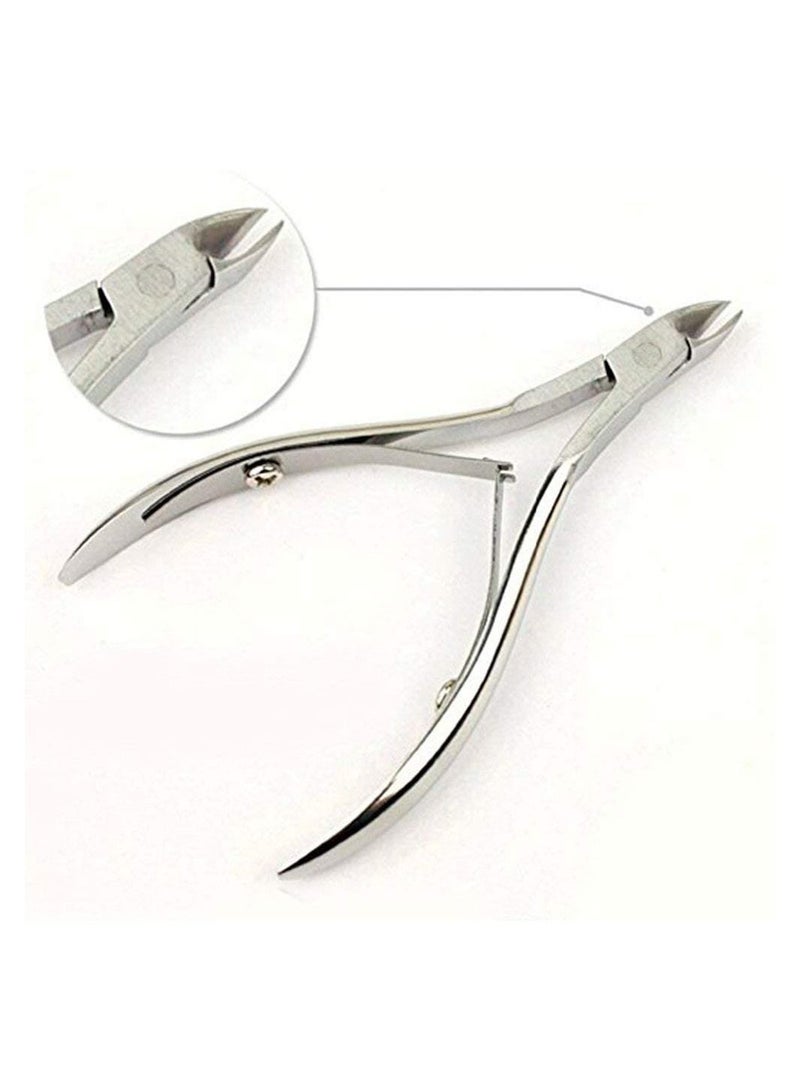 3pcs/set Stainless Steel Nail Tool Kits Scissor Nipper Cuticle Tool