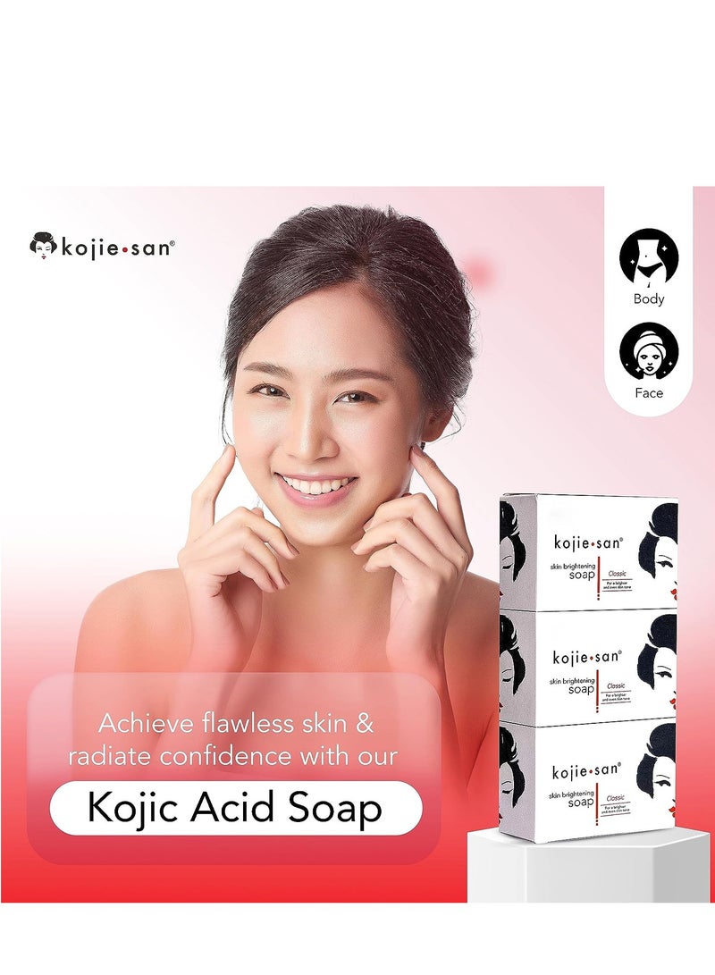 Skin Lightening Soap For A Lighter, Even Tone Skin Fights Dark Spots Scars And Age Spots Promo 3 Pack Orange 100grams