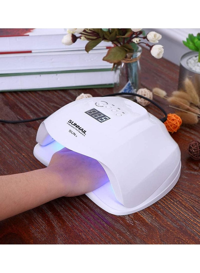 54W UV LED Nail Lamp Professional Sunlight Nail Gail Dryer Machine for Fingernails Toenails