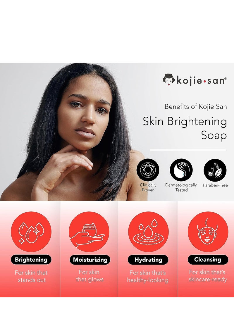 Skin Lightening Soap For A Lighter, Even Tone Skin Fights Dark Spots Scars And Age Spots Promo 3 Pack Orange 100grams
