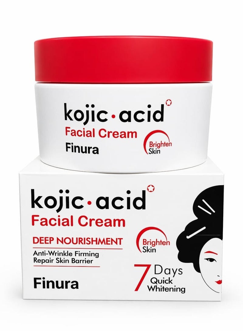 Kojic Acid Facial Cream Deep Nourishment Anti-Wrinkle Firming Repair Skin Barrier 50 gm