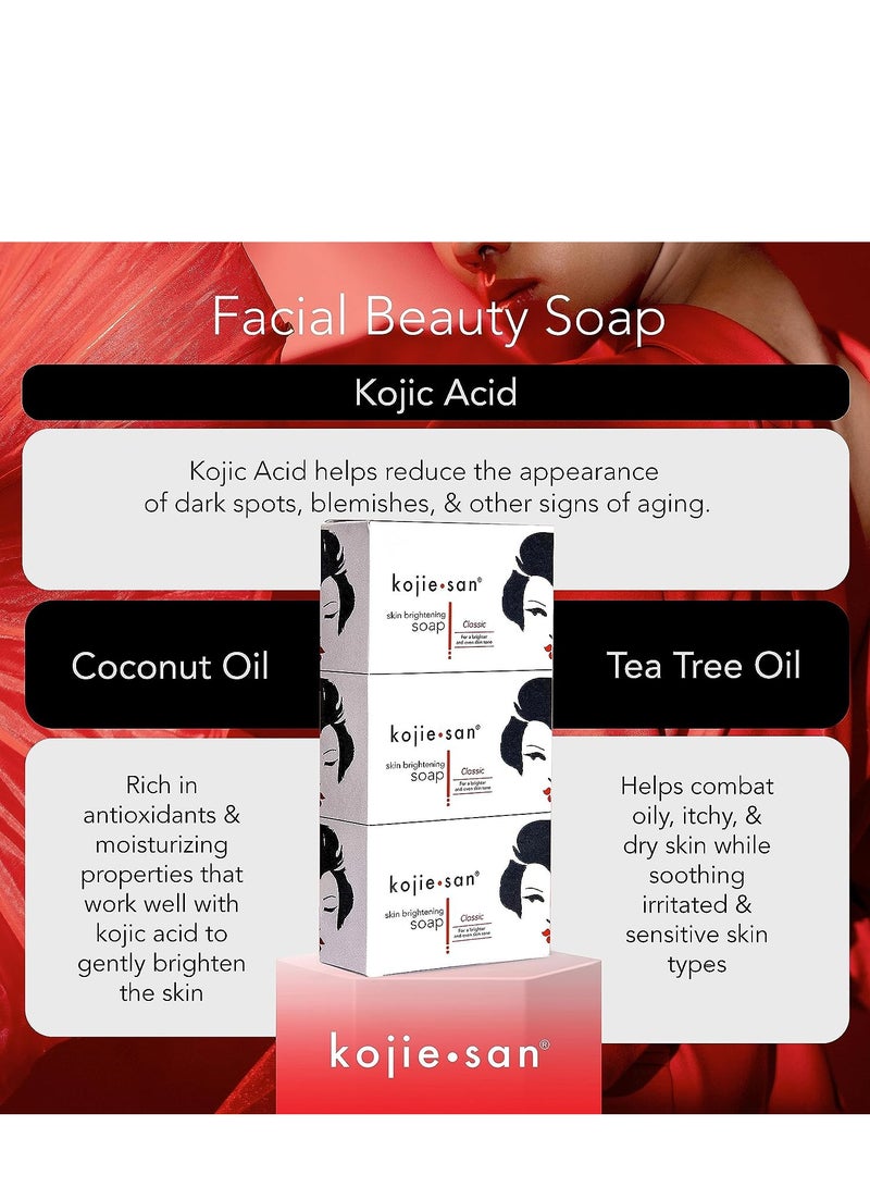 Skin Lightening Soap For A Lighter, Even Tone Skin Fights Dark Spots Scars And Age Spots Promo 3 Pack Orange 100grams