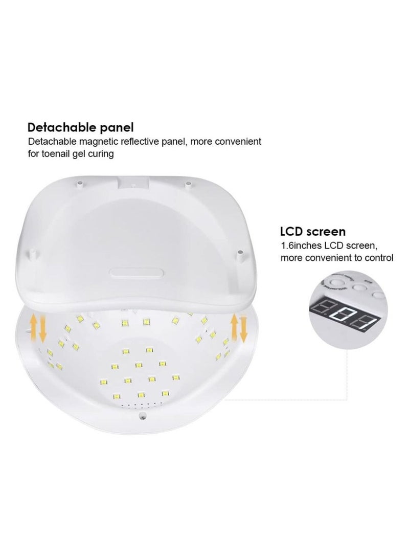 54W UV LED Nail Lamp Professional Sunlight Nail Gail Dryer Machine for Fingernails Toenails